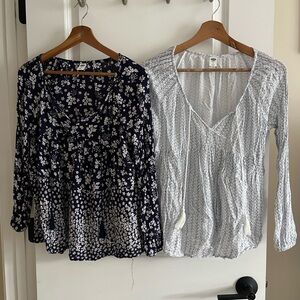 Old Navy Spring Blouse Bundle sz S